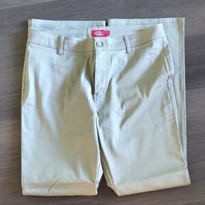 Dickies Women's Tan Straight Leg Pants